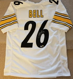 LeVeon Bell Signed Pittsburgh Steelers Custom Pro Style Jersey Insc TSE - Picture 1 of 5