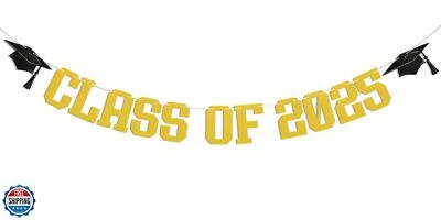 Class of 2025 Banner - 2025 Graduation Decorations, Congrats Grad Decorations - Image 1 of 4