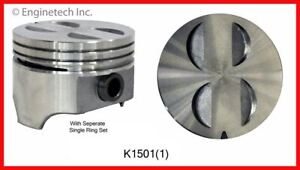 Single Piston & Ring Set - for Ford 289 & 302 - Enginetech K1501 - Size = STD