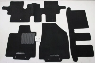 New OEM Floor Mats Nissan Pathfinder 2013-2021 999E2-XZH22 Black 4pc Genuine  Foto 1 de 3