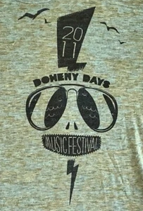 Doheny Days 2011 Music Festival T Shirt Mens 2XL Vintage Concert T Shirt - Picture 1 of 4