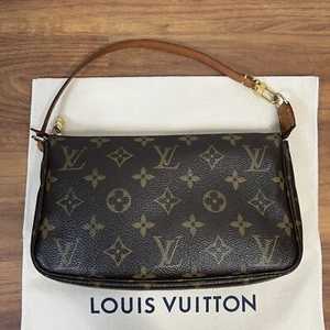 Pochette vintage Louis Vuitton monogramma tela accessori - Foto 1 di 12