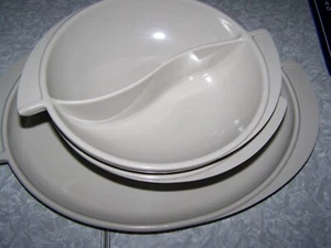 Manijas de remolino vintage BOONTON GRIS de mediados de siglo 3 PIEZAS #604 #605 Y #606 - Imagen 1 de 4