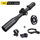 Hunting Tactical Rifle Scopes Westhunter Hd 4-16X44 Ffp Sights Mount Rings .308
