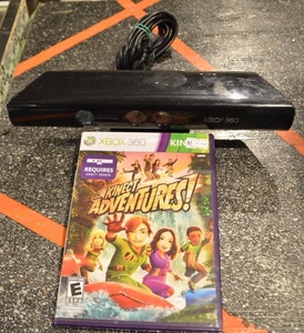 Microsoft xbox 360 Kinect motion sensor and kinect adventures game - Picture 1 of 2