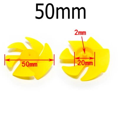 50mm - 80mm Plastic 6‑  Propeller Fan Accs DIA Colors For RC Boat Model DIY - Image 1 of 4