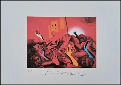 MARK KOSTABI * Untitled * 50 x 70 cm * lithograph * Kunstdruck * limited # 31/50 - Bild 1 von 4