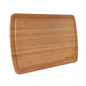 Tagliere grande in legno di bambù 30 x 20 pollici con scanalatura per succo - Foto 1 di 9