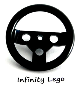 LEGO Technic Black Large Steering Wheel Sports Vehicle Car (2741) - x1 - Picture 1 of 1