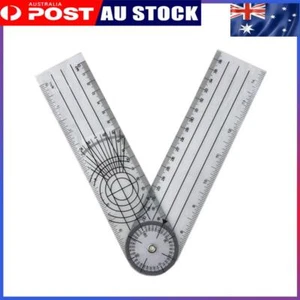 360 Degree Angle Ruler Accessories Inclinometer Measuring Ruler for Elbows Knees - Picture 1 of 7