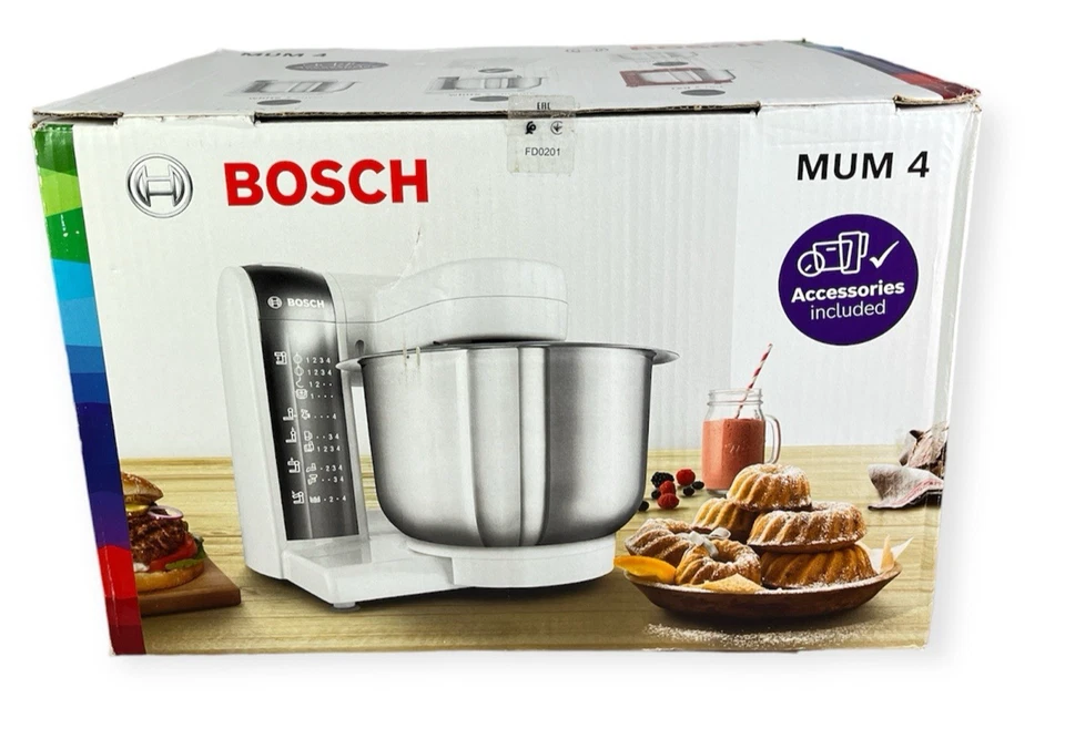 Bosch MUM 4 Küchenmaschine MUM4428 / MUM4405 Auswahl Weiß - Bild 1 von 4