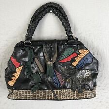 Vintage Renaissance Purse Colorful Modern Top Handle Handbag Artsy 80s