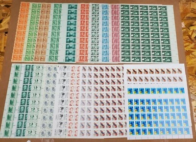 Collection of 22 Top Quality Low Denomination US F-VF+ NH Sheets CV $313.75 - Image 1 of 4