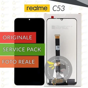 DISPLAY ORIGINALE REALME C53 RMX3760 RMX3762 SCHERMO LCD VETRO TOUCH SCREEN - Zdjęcie 1 z 2