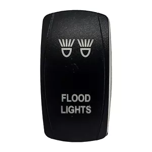 INTERRUPTOR DE LUZ DE INUNDACIÓN AZUL LED Laser Rocker UTV CAMIÓN POLARIS RZR XP 900 800 TABLERO - Imagen 1 de 8