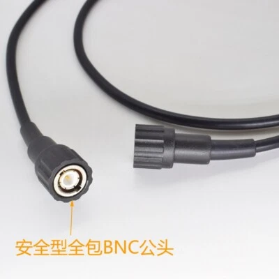 1pc 3.3ft/1M Moulded BNC Male to Male 75ohm RG59 Extension Coaxial Cable Black - Image 1 of 4