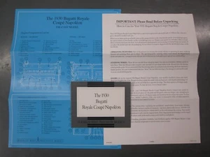 Franklin Mint Paperwork 1930 Bugatti Royale Coupe Napoleon - Picture 1 of 4