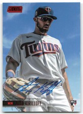 2021 Stadium Club Alex Kirilloff Red Foil Autograph /50 Rookie SCBA-AK Twins