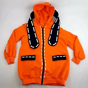 Anime Kakegurui Runa Yomozuki Loli Zip Up Sweater Hoodie Cosplay - Picture 1 of 17