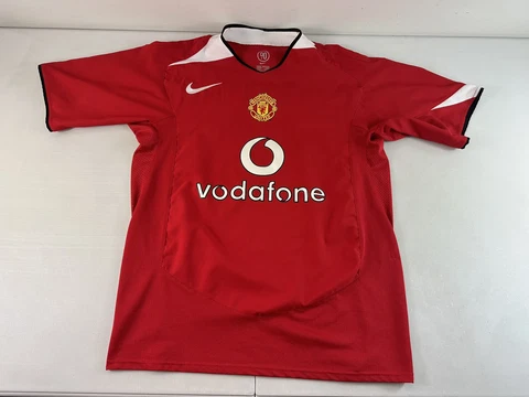 Nike Manchester United 2004-2006 Home SOCCER SHIRT FOOTBALL JERSEY Sz M Medium Cover