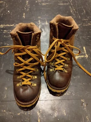 Woolrich Rockie Leather and Wool Lace Up Hiking Boots - Image 1 of 4