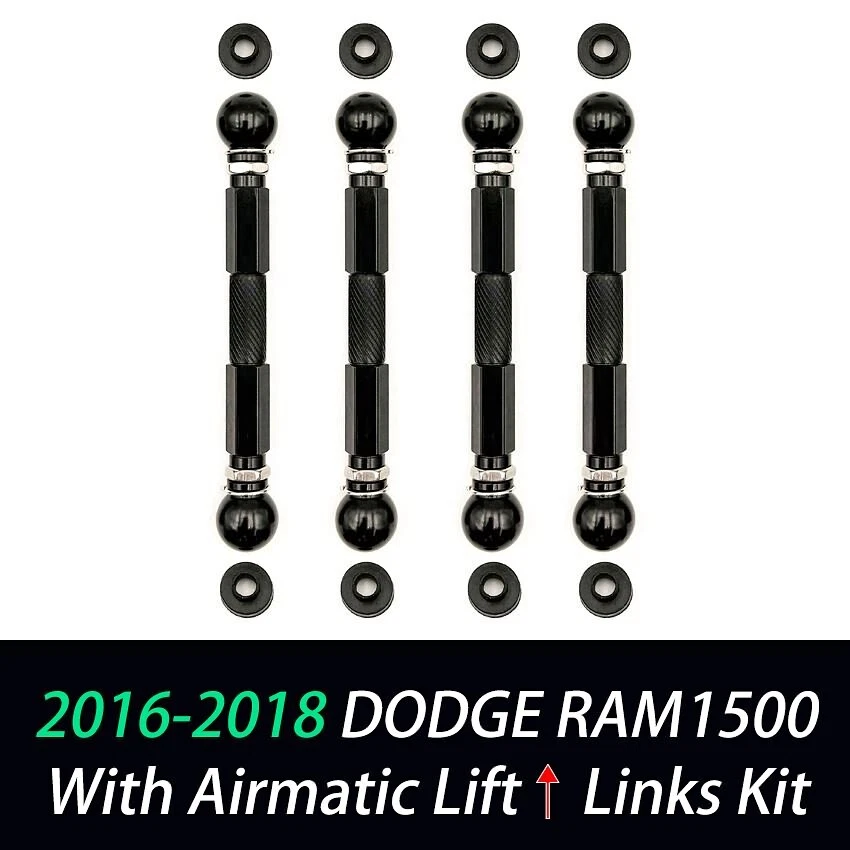 For 2016-2018 Dodge Ram 1500 Adjustable Air Ride Suspension Lift Links Raise Kit - Image 1 of 4