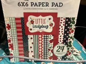 Echo Park Paper "little ladybug" 6x6 Paper Pad~combined shipping always - Picture 1 of 1