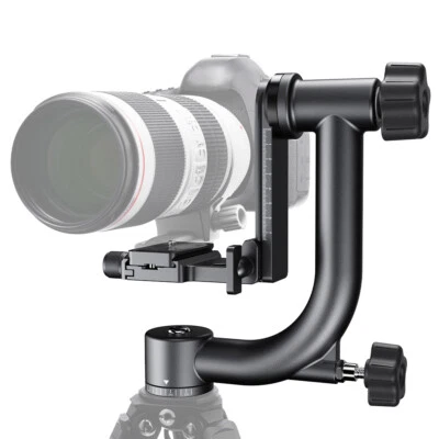 K&F Concept 360° Panoramic Gimbal Tripod Head with 1/4'' Standard Quick Release - Image 1 of 4