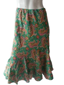 LAUREN RALPH LAUREN Rock Seide paisley Muster Gr. S**NEU* - Bild 1 von 1
