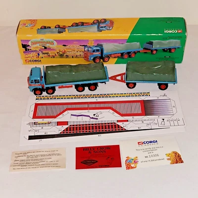 Corgi # 27602 Atkinson Truck and Trailer with Loads Set Billy Crow & Sons 1:50 - Image 1 of 4