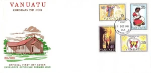 G031 Vanuatu 1981 FDC Christmas, Mele Church - Picture 1 of 1