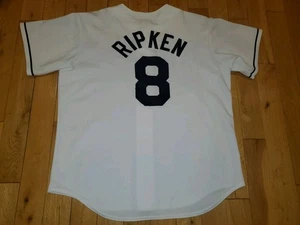 Vintage Majestic Cal Ripken Jr BALTIMORE ORIOLES Mens Stitched MLB Team JERSEY L - Picture 1 of 17
