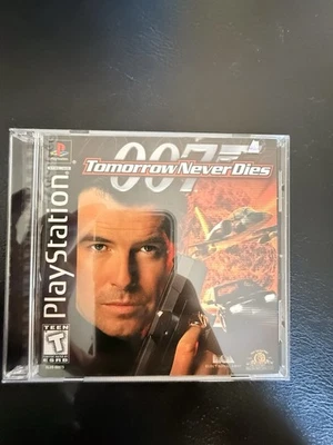 007 Tomorrow Never Dies PlayStation 1 PS1 Complete in Box Black Label - Image 1 of 3