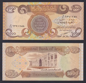 Banconota Iraq 1000 dinars 2003 P.-93a FDS/UNC - Picture 1 of 1