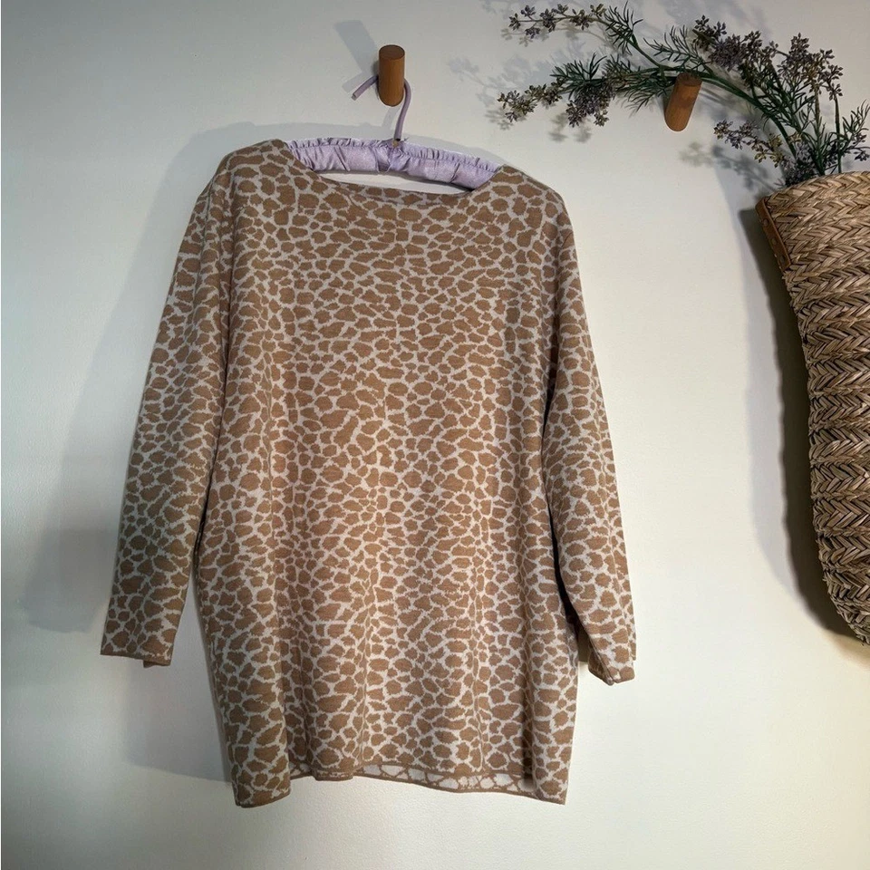 Suéter Talbots 3X, nuevo mezcla de lana merino/algodón Foto 1 de 4