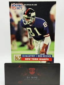 1991 Pro Set - 3rd Round Draft Choice Ed McCaffrey #812 (RC) - Picture 1 of 2