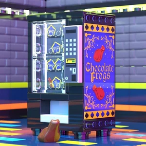 Chocolate Frogs Vending Machine Building Set made using LEGO parts - Picture 1 of 2