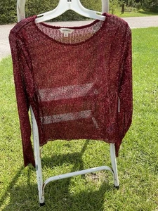 Camiseta adornada con top tejido de lentejuelas Lucky Brand para mujer - Imagen 1 de 14
