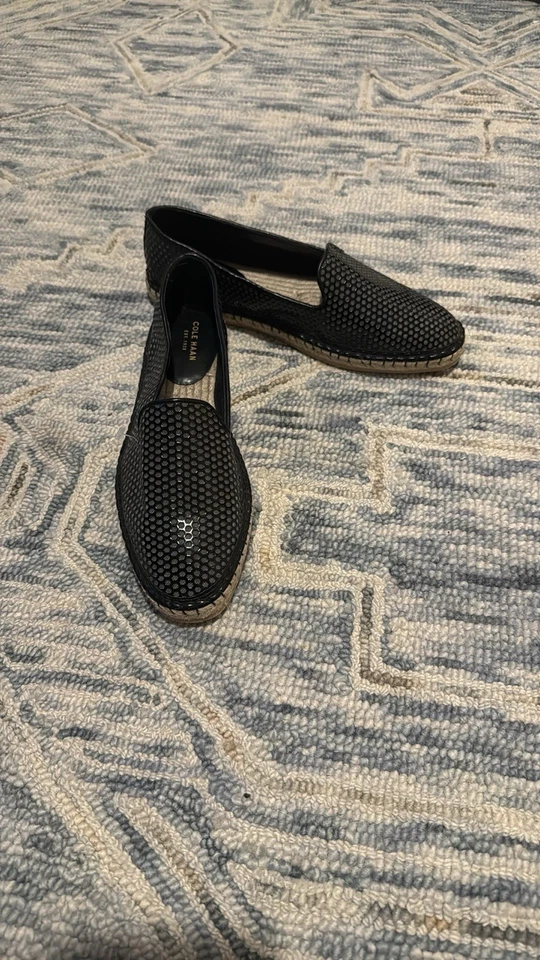 Zapatos planos alpargatas negras Rielle para mujer Cole Haan talla 9,5 Foto 1 de 4