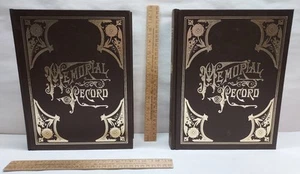 2 volumes - 1978 reprint - A MEMORIAL And BIOGRPHICAL RECORD OF IOWA - Imagen 1 de 19