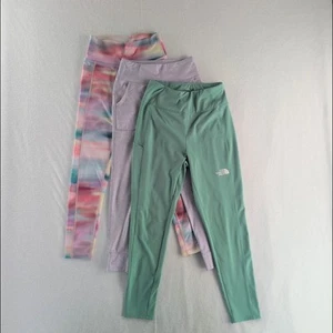 (3) Pairs Girls M/L/XL Leggings (Zella, The North Face, DSG) - Picture 1 of 12