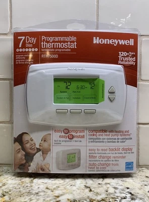Honeywell 7 Day Programmable Thermostat RTH7500D - NEW - Image 1 of 2