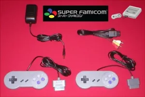 AC Adapter + AV TV Cable + 2 Controllers for Super Famicom Console System NEW - Picture 1 of 2