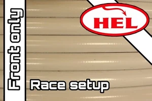 WHITE YZF R1 2004-2005 RACE SETUP HEL BRAIDED BRAKE LINES - Picture 1 of 3