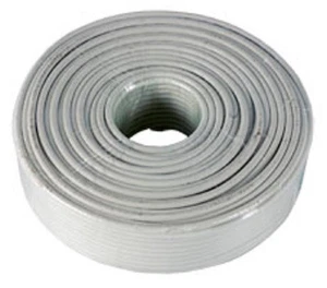 ANTENA DE CABLE EN FORMA COAXIAL TV TDT SATÉLITE 75Ω ROLLO 100M CALIDAD BD3265 - Imagen 1 de 1