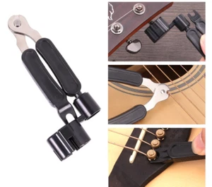 Winder 3 in 1 Guitar String Winder Cutter & Bridge Pin Puller Change String Tool - Picture 1 of 5