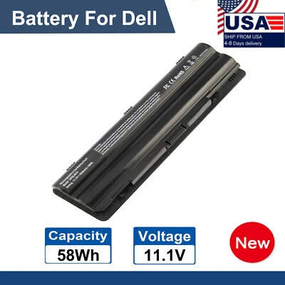 Battery for Dell XPS 14 15 17 Series L502x L701x L702x JWPHF 312-1127 58Wh NEW - Image 1 of 4