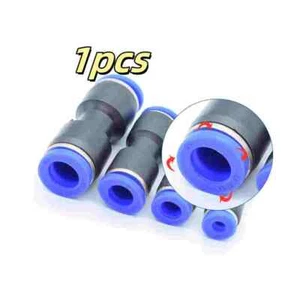 Nylon Pneumatic Straight Hose Tube Inline Push Fit Connector Air Line Airline - Picture 1 of 7