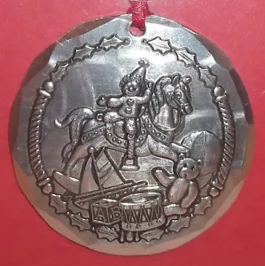 Wendell August Forge Aluminum Christmas Toys Ornament, Handmade, Grove City PA - Picture 1 of 12