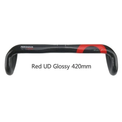 440/420/400mm Bicycle Handlebar Ultralight Carbon Fiber Road Bike Bent Bar  - Image 1 of 4